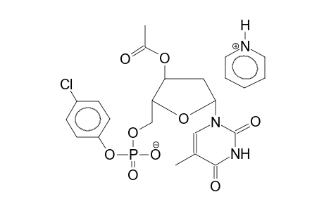 3'-o-Acetyldeoxythymidine, 5'-(4-chlorophenyl)phosphate, pyridiniumsalt