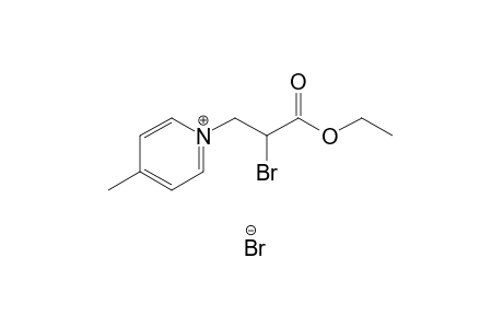 1-(2-Bromo-2-ethoxycarbonyl-ethyl)-4-methyl-pyridinium bromide