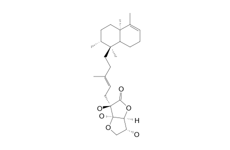 2-C-(CLERODA-3,13-DIEN-15-YL)-BETA-L-XYLO-3-HEXULOFURANOSONIC-ACID-GAMMA-LACTONE