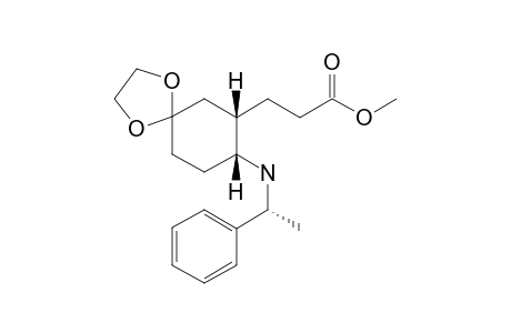 Methyl (1'R,1S,2R)-5-[spiro-(2,5-dioxa)cyclopentyl]-2-[1'-(phenylethyl)amino]cyclohexanepropionate