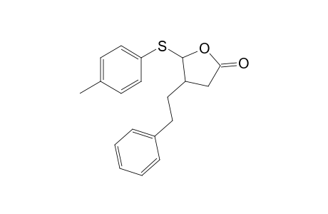 4-(2-Phenylethyl)-5-(p-tolylsulfanyl)dihydrofuran-2-one