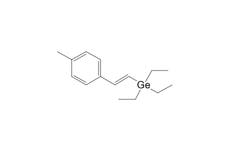 Triethyl-[(E)-2-(4-methylphenyl)ethenyl]germane