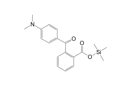 2-[4-(Dimethylamino)benzoyl]benzoic acid, tms