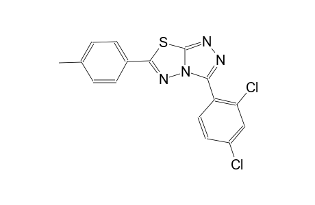 3-(2,4-dichlorophenyl)-6-(4-methylphenyl)[1,2,4]triazolo[3,4-b][1,3,4]thiadiazole