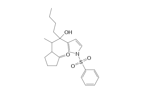 (.alpha..xi.)-.alpha.Butyl-.alpha.-[(1.xi.)-1-[(.xi.)-2-oxocyclopentyl]ethyl]-1-(phenylsulfonyl)-.alpha.-1H-pyrrole-3-methanol