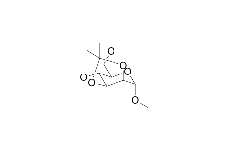 4-methoxy-2,2-dimethyl-6-methylol-4,6,7,7a-tetrahydro-3aH-[1,3]dioxolo[4,5-c]pyran-7-ol