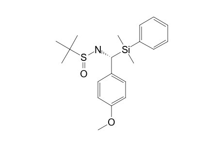 (R(S),R)-N-(1-DIMETHYLPHENYLSILYL-4-METHOXYPHENYLMETHYLENE)-TERT.-BUTANESULFINAMIDE
