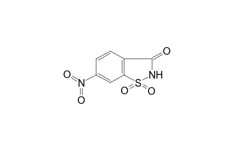 1,1-Diketo-6-nitro-1,2-benzothiazol-3-one