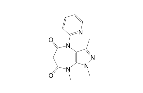 1,6-dihydro-4-(2-pyridyl)-1,3,8-triphenylpyrazolo[3,4-b][1,4]diazepine-5,7(4H,8H)-dione
