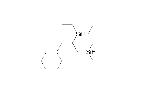 (E)-(3-Cyclohexylprop-2-ene-1,2-diyl)bis(diethylsilane)