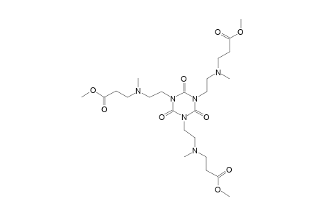 1,3,5-Triazine-2,4,6(1H,3H,5H)-trione, 1,3,5-tris[2-[N-(3-methoxy-3-oxopropyl)-N-methylamino]ethyl]-