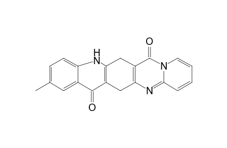 6,14-dihydro-2-methyl-5H-pyrido[1',2'.1,1]pyrimido[4,5-b]acridine-7,15-dione