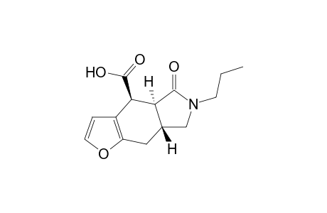 (4RS,4aRS,7aSR)-6-Propyl-5-oxo-4a,5,6,7,7a,8-hexahydro-4H-furo[2,3-f]isoindole-4-carboxylic acid