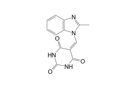 5-[(2-Methyl-1H-benzo[d]imidazol-1-yl)methylene]pyrimidine-2,4,6(1H,3H,5H)-trione