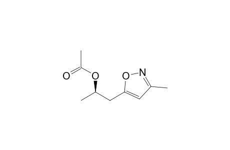 Acetic acid (S)-1-methyl-2-(3-methyl-isoxazol-5-yl)-ethyl ester