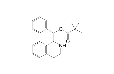 u-2,2-Dimethylpropanoic acid [.alpha.-(1,2,3,4-tetrahydro-1-isoquinolinyl)benzyl]ester