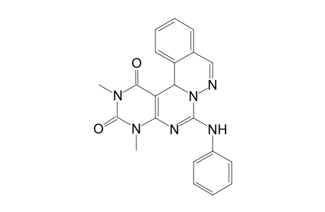 2,4-Dimethyl-6-(phenylamino)-1H,2H-phthalazino[2',1':3,4]pyrimido[4,5-d]pyrimidine-1,3-(2H,4H)-dione