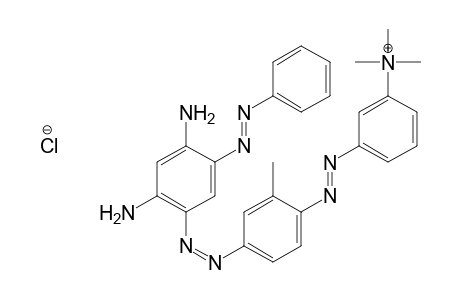 Benzenaminium, 3-[[4-[[2,4-diamino-5-(phenylazo)phenyl]azo]-2-methylphenyl]azo]-N,N,N-trimethyl-, chloride