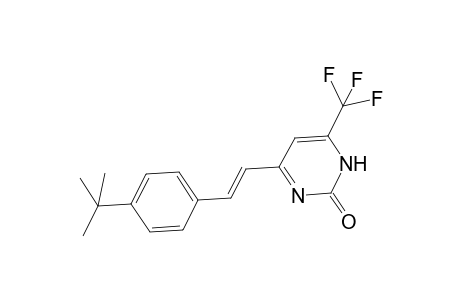 4-[(E)-2-(4-tert-butylphenyl)ethenyl]-6-(trifluoromethyl)-2(1H)-pyrimidinone