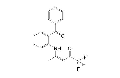 1-N-{[2'-(trifluoroacetyl)-1'-methyl-1'-ethenyl]amino}-2-benzoylbenzene