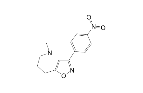 5-Isoxazolepropanamine, N-methyl-3-(4-nitrophenyl)-