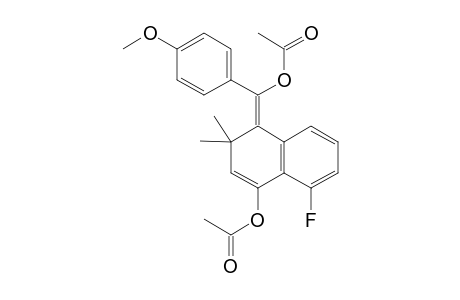 (Z)-4-(acetoxy(4-methoxyphenyl)methylene)-8-fluoro-3,3-dimethyl-3,4-dihydronaphthalen-1-yl acetate