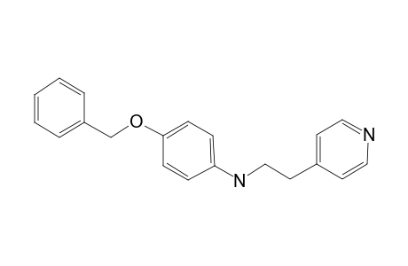 Benzenamine, 4-benzyloxy-N-[2-(4-pyridyl)ethyl]-