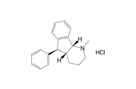 trans-4a,5,cis-4a,9b-2,3,4,4a,5,9b-hexahydro-1-methyl-5-phenyl-1H-indeno[1,2-b]pyridine, hydrochloride