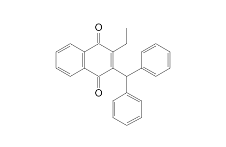 2-(diphenylmethyl)-3-ethyl-1,4-naphthoquinone