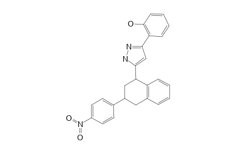 3-(2-Hydroxyphenyl)-5-{2-[3-(4-nitrophenyl)]-1,2,3,4-tetrahydronaphthyl}pyrazole