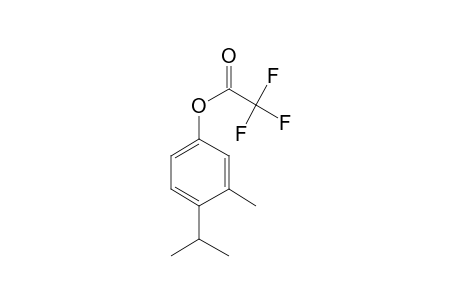 4-Isopropyl-3-methylphenol, trifluoroacetate