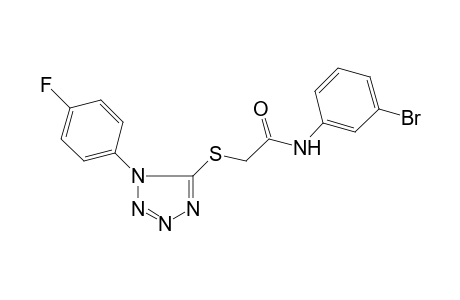 acetamide, N-(3-bromophenyl)-2-[[1-(4-fluorophenyl)-1H-tetrazol-5-yl]thio]-