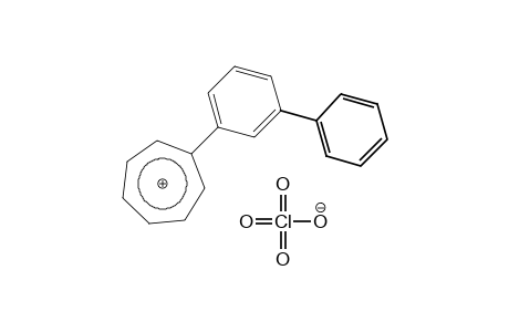 (3-biphenylyl)cycloheptatrienylium perchlorate