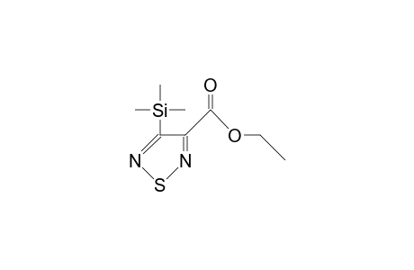 1,2,5-Thiadiazole-3-carboxylic acid, 4-(trimethylsilyl)-, ethyl ester