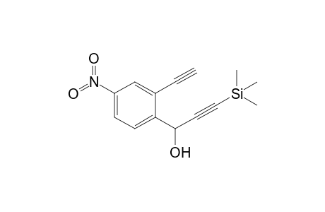 1-(2-Ethynyl-4-nitro-phenyl)-3-trimethylsilyl-prop-2-yn-1-ol