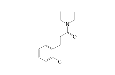 o-Chloro-N,N-diethylhydrocinnamamide