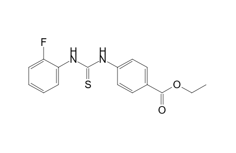 p-[3-(o-fluorophenyl)-2-thioureido]benzoic acid, ethyl ester