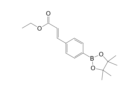 (E)-Ethyl3-(4-(4,4,5,5-tetramethyl-1,3,2-dioxaborolan-2-yl)- phenyl)acrylate