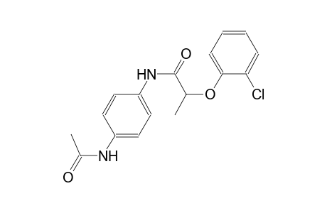 N-[4-(acetylamino)phenyl]-2-(2-chlorophenoxy)propanamide