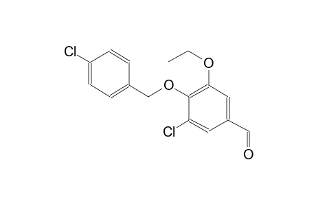 benzaldehyde, 3-chloro-4-[(4-chlorophenyl)methoxy]-5-ethoxy-