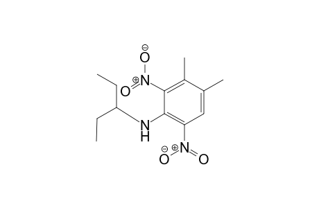 PENDIMETHALIN;N-(1-ETHYLPROPYL)-3,4-DIMETHYL-2,6-DINITROBENZENAMINE