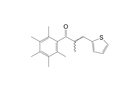 2,2',3',4',5',6'-hexamethyl-3-(2-thienyl)acrylophenone