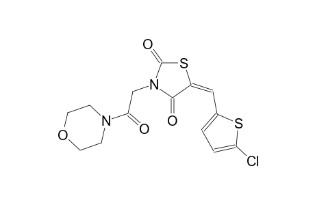 (5E)-5-[(5-chloro-2-thienyl)methylene]-3-[2-(4-morpholinyl)-2-oxoethyl]-1,3-thiazolidine-2,4-dione