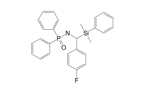 P,P-DIPHENYL-N-(1-DIMETHYLPHENYLSILYL-4-FLUOROPHENYLMETHYLENE)-PHOSPHINIC-AMIDE