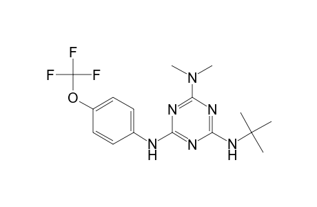 N-tert-Butyl-N',N'-dimethyl-N''-(4-trifluoromethoxy-phenyl)-[1,3,5]triazine-2,4,6-triamine