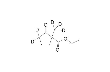 Ethyl 2-trideuteriomethyl-5,5-dideuterocyclopentan-1-one-2-carboxylate