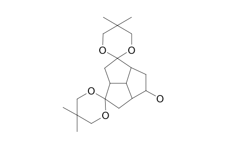 Dispiro[1,3-dioxane-2,1'(3'H)-cyclopenta[cd]pentalene-3',2''-[1,3]dioxan]-6'-ol, octahydro-5,5,5'',5''-tetramethyl-, (2'a.alpha.,4'a.alpha.,6'.alpha.,6'a.alpha.,6'b.alpha.)-