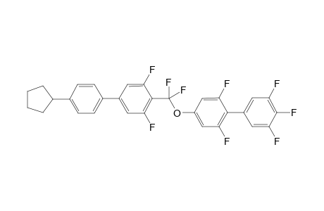 5-(4-cyclopentylphenyl)-2-[[3,5-difluoro-4-(3,4,5-trifluorophenyl)phenoxy]-difluoro-methyl]-1,3-difluoro-benzene
