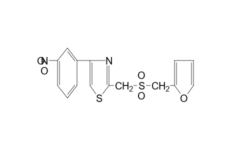 2-[(furfurylsulfonyl)methyl]-4-(m-nitrophenyl)thiazole