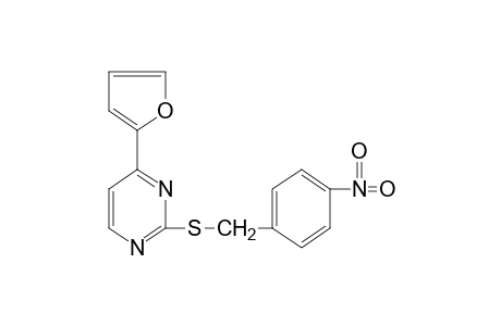 4-(2-furyl)-2-[(p-nitrobenzyl)thio]pyrimidine